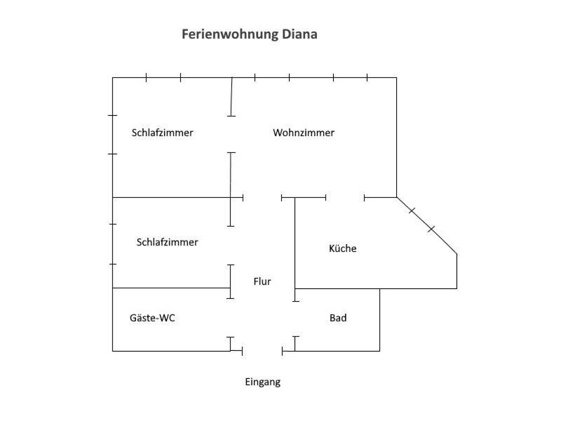 Ferienwohnung Diana Вильгельмсхафен Экстерьер фото